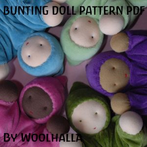 Bunting Baby Doll Pattern PDF WHP101