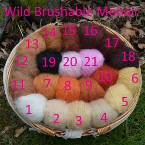 WILD BRUSHABLE MOHAIR YARN