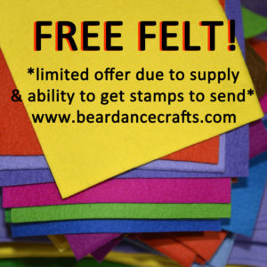 Read more about the article Free Felt! Get 12 Mini Felt Squares FREE! *while supplies & stamps last* ONLY in CANADA