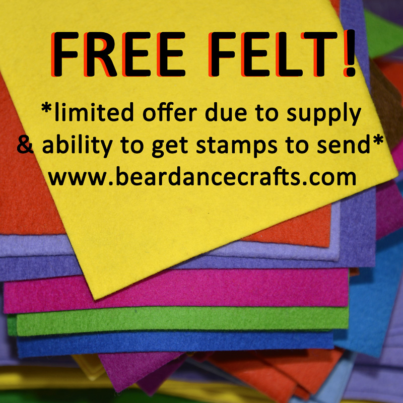 Read more about the article Free Felt! Get 12 Mini Felt Squares FREE! *while supplies & stamps last* ONLY in CANADA