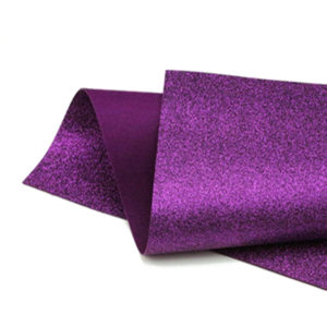 Purple Berry Glitter Wool Felt GWF024