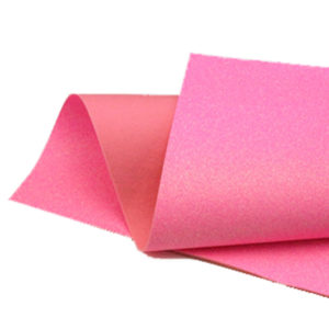 Iridescent Neon Pink Glitter Wool Felt GWF029