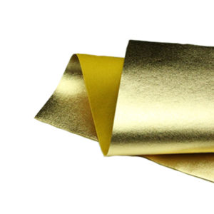 Brushed Gold Metallic Wool Felt WFM001