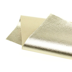 Brushed Light Gold Metallic Wool Felt WFM005