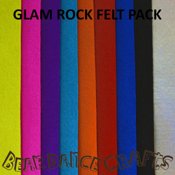 Glam Rock Wool felt