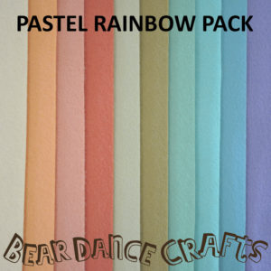 Pastel Rainbow Tones Felt Pack