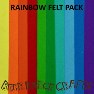 Rainbow Tones Felt Pack