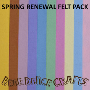 Spring Renewal Tones Felt Pack