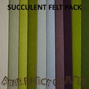 Succulent Tones Felt Pack