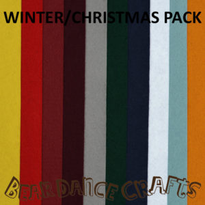 Winter/Christmas Tones Felt Pack