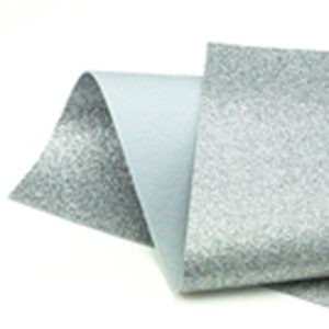 Silver Glitter Wool Felt GWF005