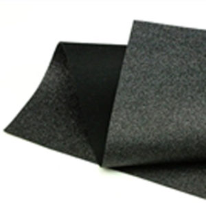 Black Glitter Wool Felt GWF007