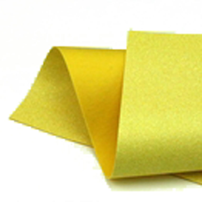 Iridescent Yellow Glitter Wool Felt GWF026 Iridescent Yellow Glitter Felt