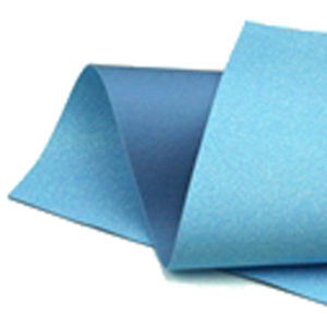 Iridescent Blue Glitter Wool Felt GWF031