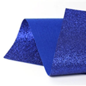 Royal Blue Glitter Wool Felt GWF042