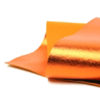 Orange Metallic Wool Felt