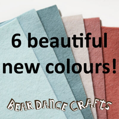 6 New Felt Colours