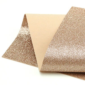 Peach Sapphire Glitter Wool Felt GWF032