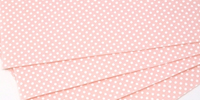 Light Pink Polka Dot MWF301