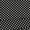 black and white polka dot wool felt