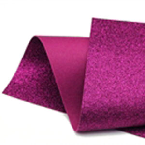 Magenta Glitter Wool Felt GWF020