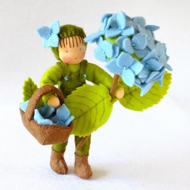 Hydrangea felt craft kit