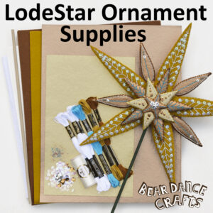 LodeStar Tree Topper Ornament Supplies in Bronze
