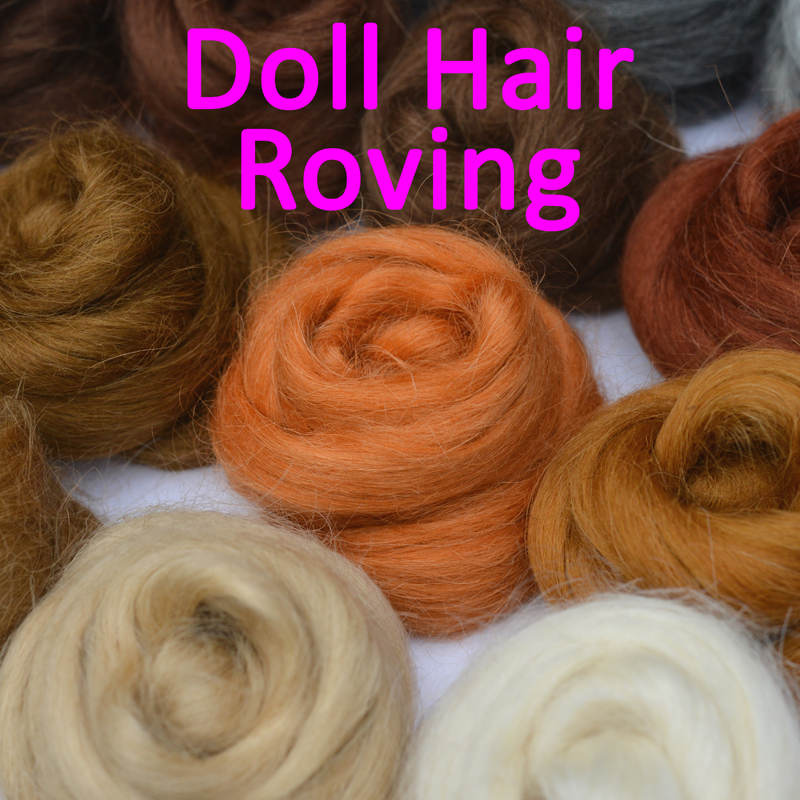 Doll Hair Roving Mohair