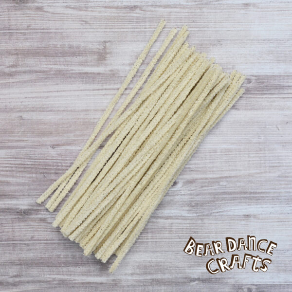 Cotton unbleached pipe cleaners