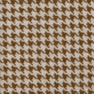 Beige-Pink Houndstooth pattern 100% wool felt