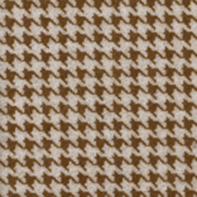Beige-Pink Houndstooth pattern 100% wool felt