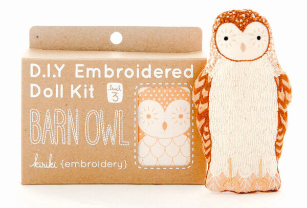 Barn Owl doll plushie craft kit Kiriki Press
