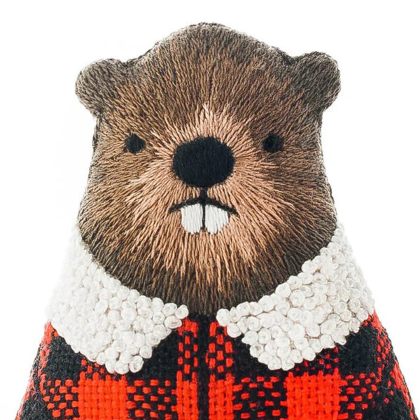 Beaver doll plushie craft kit Kiriki Press