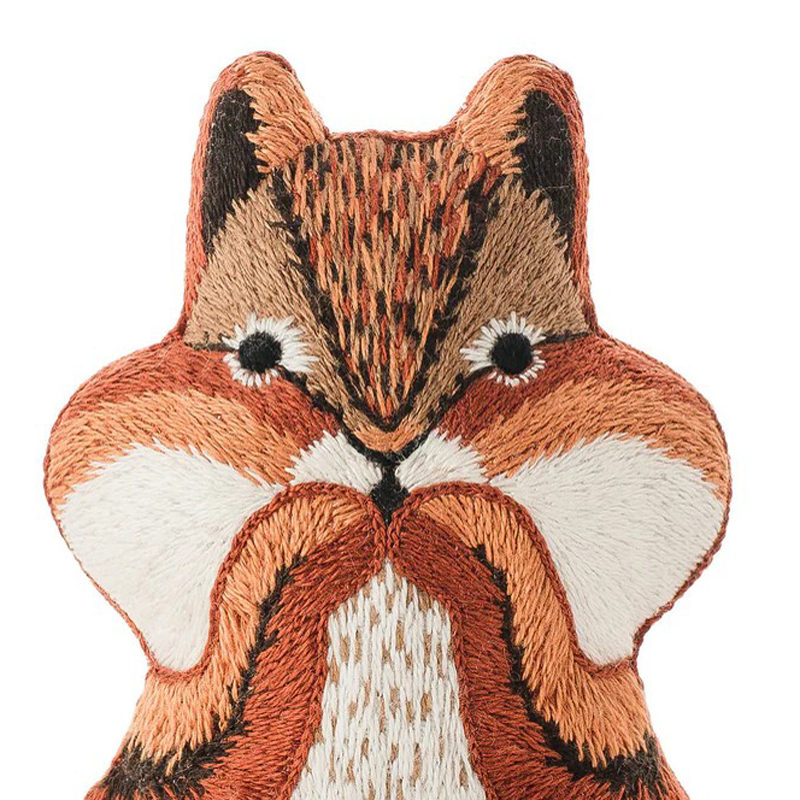 Chipmunk Doll plushie embroidery kit Kiriki Press