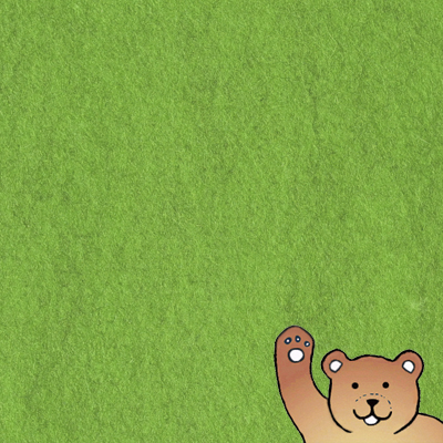 Green heather 100% Merino wool felt sheet.